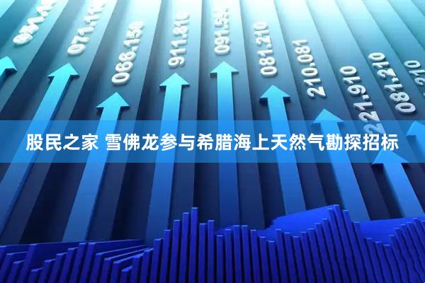 股民之家 雪佛龙参与希腊海上天然气勘探招标